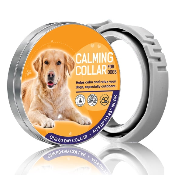 Calming Collar for Dogs  Pheromone Dog Collar for Anxiety Relief, Helps Support Calm Behavior, Waterproof & Adjustable, Up to 60 Days, One Size Fits Most Dogs
