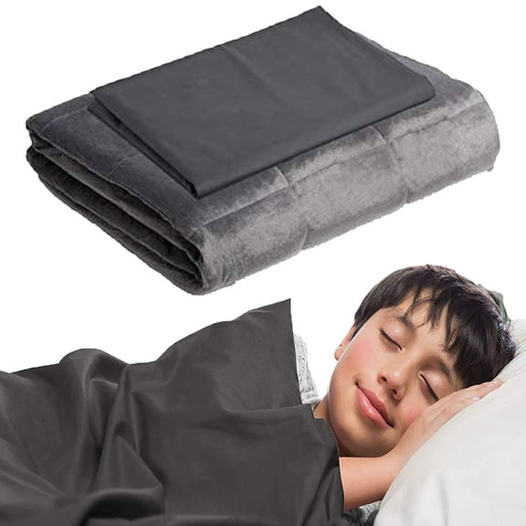 Calming Comfort 100% Cotton Weighted Blanket Duvet Cover, Bed Comforter Cover