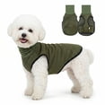 thumbnail image 1 of Amztom Calming Dog Anxiety Vest with Ear Cover, Breathable & Skin-Friendly Coat for Thunder, Fireworks, Travel & Separation Relief,Green,XS, 1 of 7