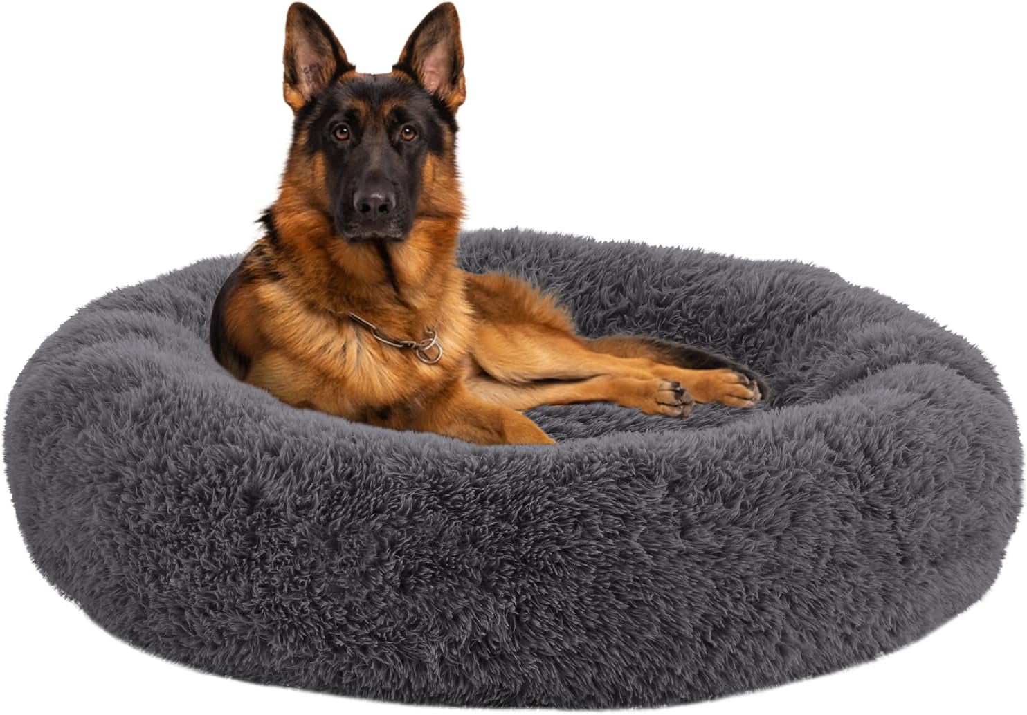 Calming Dog Bed Anti-Anxiety Donut Dog Beds for Small Medium Large Dogs ...
