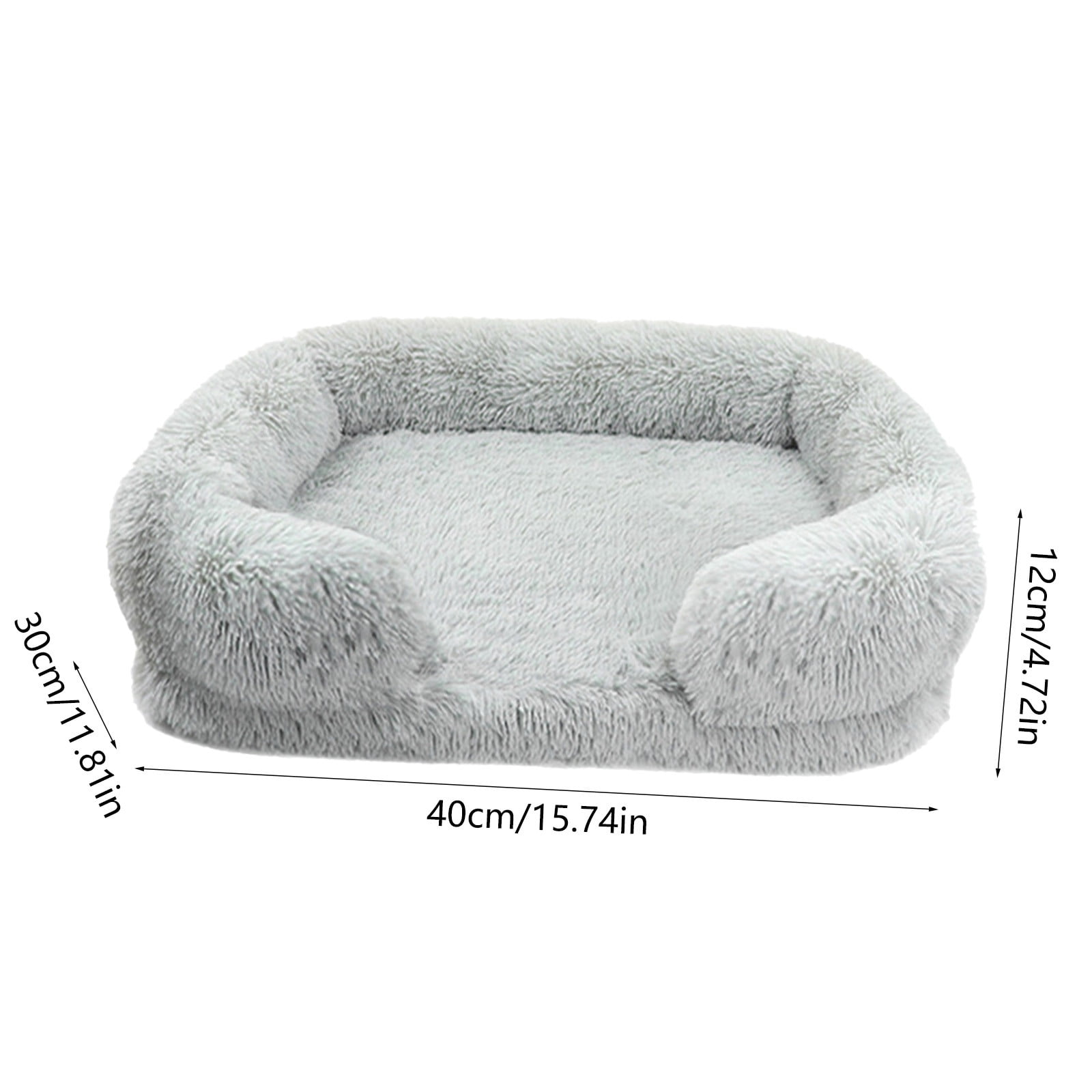 Calming Dog Cats Bed,Pet Bed for Cat,Small Dogs,16*12in Rectangle ...