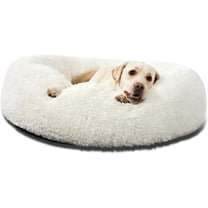Calming Donut Cuddler Dog Bed, Indoor Puppy Bed for Large Dogs, 30''