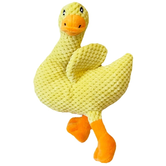 Calming Duck,Calming Duck Dog Toy,Dogs Calming Pillow with Quacking Sound,Soft Stuffed Ducks Dogs Toys for Indoor Puppy Small