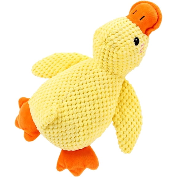 Calming Duck Toy for Dogs, 2025 New Interactive Crinkle Toy with Quack Sound for Dogs Teeth