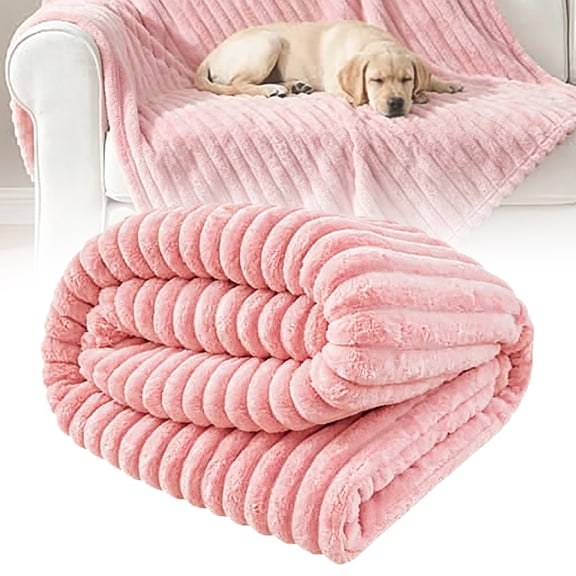 Calming Emotional Support Pet Blanket, Double-Layer Macaron Soft Warm Mat, Anxiety Relief Security Bed Cover for Cats and Dogs,39.37×59.06 Inch