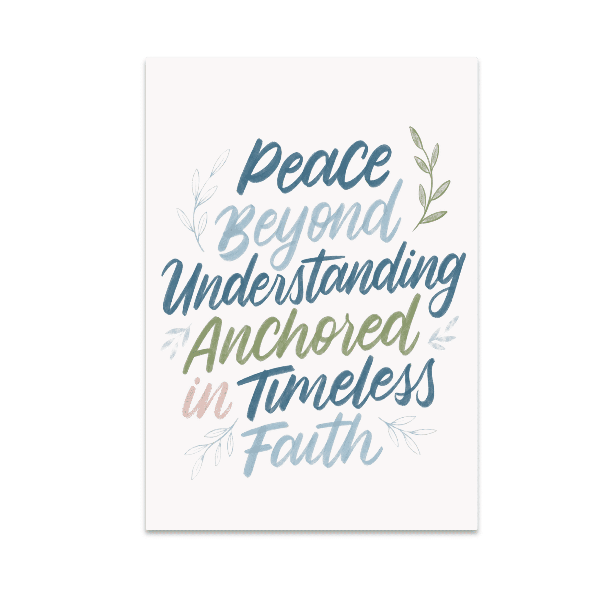 Calming Faith Calming Faith Wall Art - Home Decor Enthusiast - 13x19 Poster Print ...