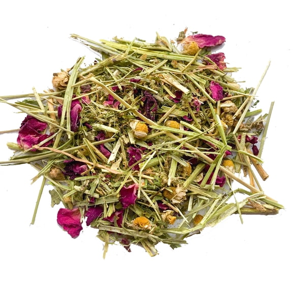 Calming Forage Mix For Rabbits, Guinea Pigs, Hamsters, and Chinchillas