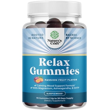 Izkan Magnesium Glycinate Gummies 800mg With Ashwagandha & Lemon Balm - 60 Vegan Gummies