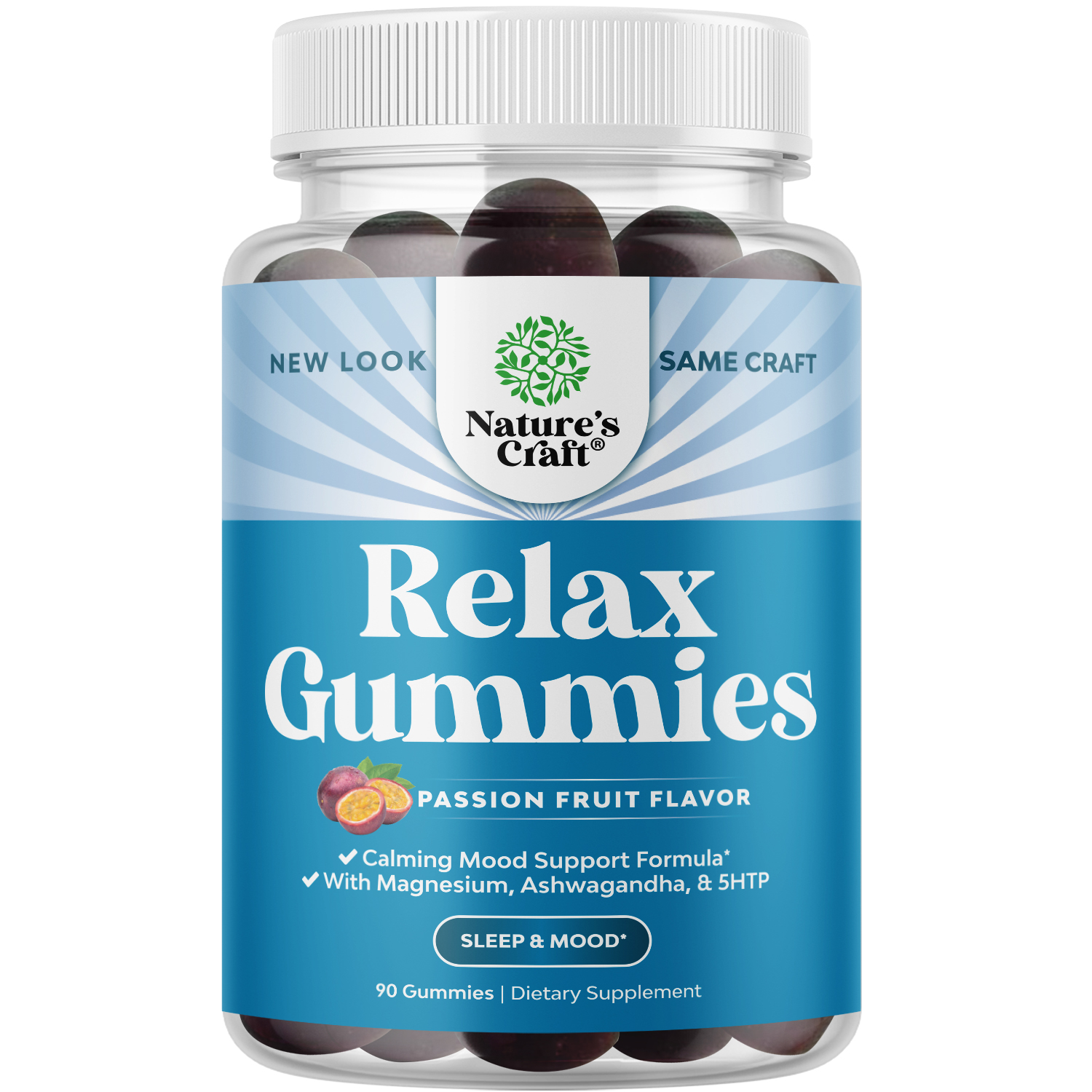 Calming Gummies for Adults with Ashwagandha and Magnesium Relaxing