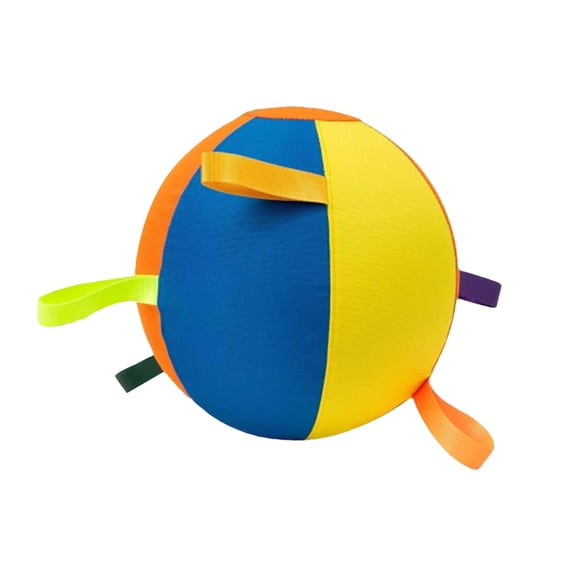 Calming Jumbo Ball for Dogs, Giant Herding Ball, Durable Tear-Resistant Inflatable Big Ball with Handle Cover & Pump for Play & Exercise.(9.9in)