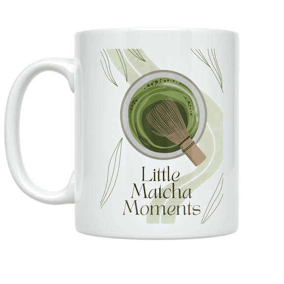 Calming Matcha Bowl Art - Tea Lover - 11 oz Ceramic Coffee Mug
