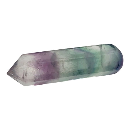 Calming Multi-Hued Fluorite Massage Crystal | 60x17x15mm |