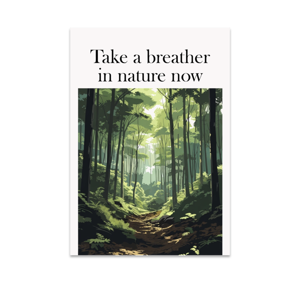 Calming Nature Decor - Nature Enthusiast - 13x19 Poster Print