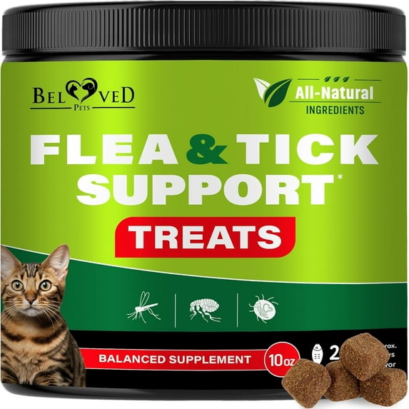 Beloved Pets Salmon Flavored Soft Chew Skin & Coat Supplement for Cats, 10-oz Jar