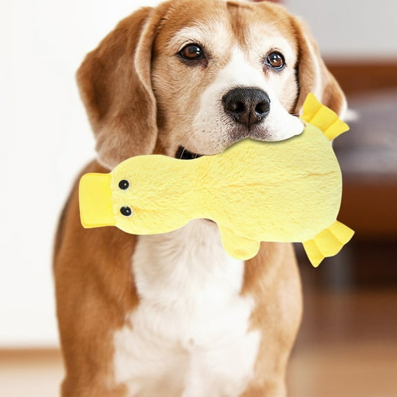 Calming Plush Dog Anxiety Toy, 1 Pack, Squeaky Stuffed Animal for Stress Relief, Snuggle Companion for Crate Training, Christmas Stocking Stuffer for Medium Large Dogs, 9.8 x 14.6 Inch