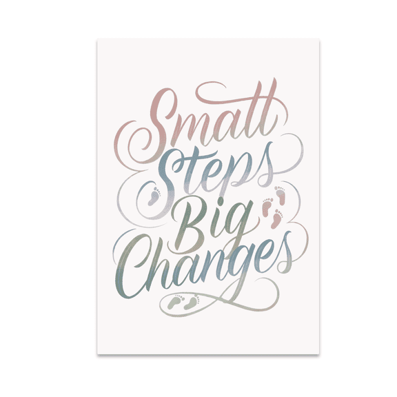 Calming Recovery Wall Art - Mental Health Support - 13x19 Poster Print