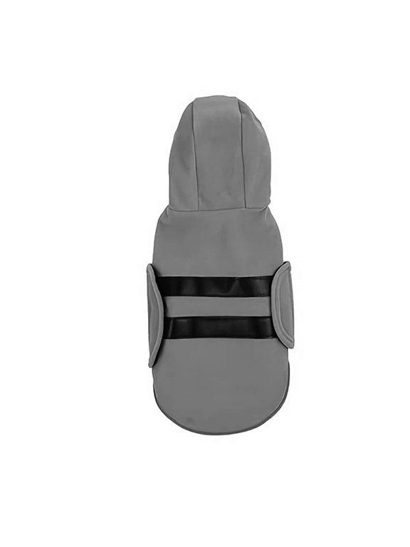 Calming Vest for Small Dogs-M,Adjustable Chest & Hood | Soft Lightweight Wrapped Shirt Relief Anxiety,Fear of Walking Out,Noise (grey)