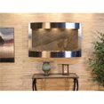 thumbnail image 1 of Calming Waters Stainless Steel Green Featherstone Wall Fountain, 1 of 1
