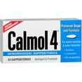 thumbnail image 1 of Calmol 4 Hemorrhoidal Suppositories 24 Each, 1 of 6