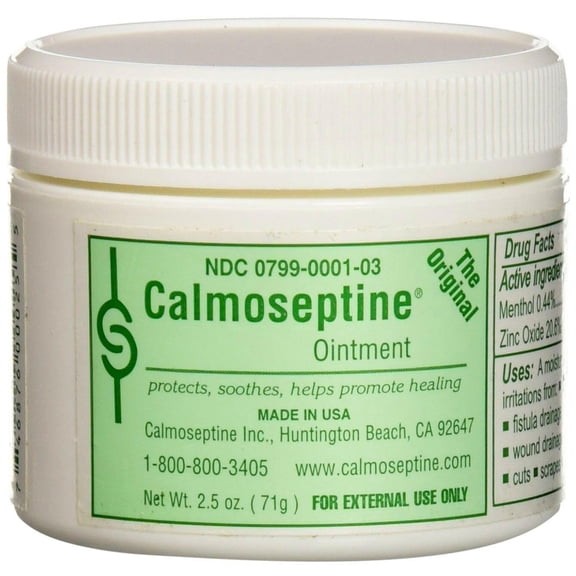 Calmoseptine Ointment, 2.5 Oz.
