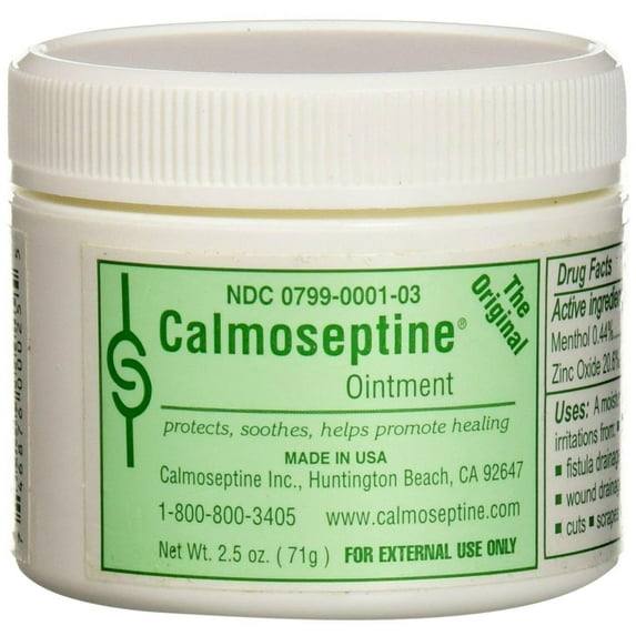 Calmoseptine Ointment, 2.5 Oz.