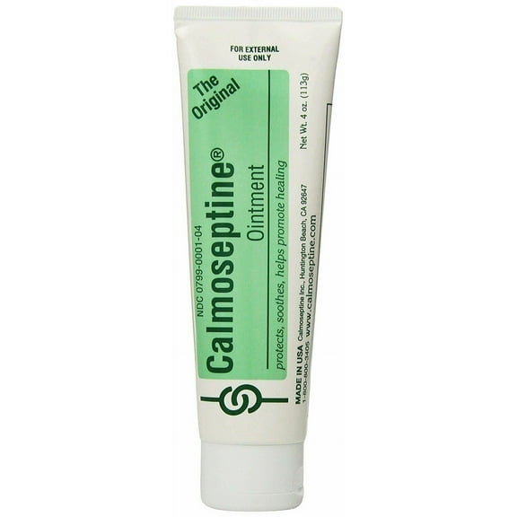 Calmoseptine Ointment Protects Soothes & Helps Promote Healing 4 oz, 5-Pack