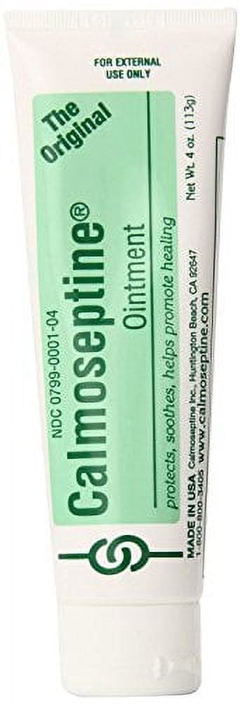Calmoseptine Ointment, 4 oz Tube (Pack of 2) – Skin Protectant – Model 988
