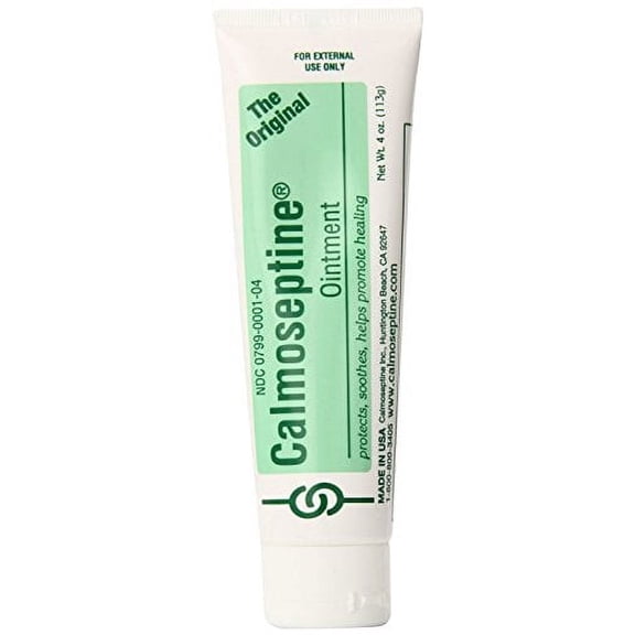 Calmoseptine Ointment, 4 oz Tube (Pack of 2)  Skin Protectant  Model 988