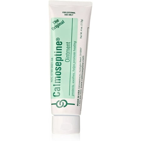 Calmoseptine Ointment Tube to Heal Skin Irritations - 4 oz