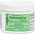 thumbnail image 1 of Calmoseptine Skin Healing Diaper Rash Ointment Jar - Bacitracin Antibiotic & Zinc Oxide Cream for Butt Irritation, Burn, Cuts, Wounds & Itching - Multipurpose Skincare Products - 2.5 Oz - Pack of 12, 1 of 6