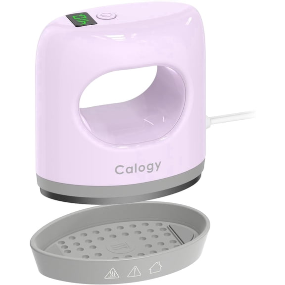 Calogy Super Mini Heat Press Machine, Fast Up to Max 410 in 3Mins & 4 Heating Setting with LED Display, Mini Iron for Crafting with Precision Tip, Easy for Small Objects Like Shoes, Hats