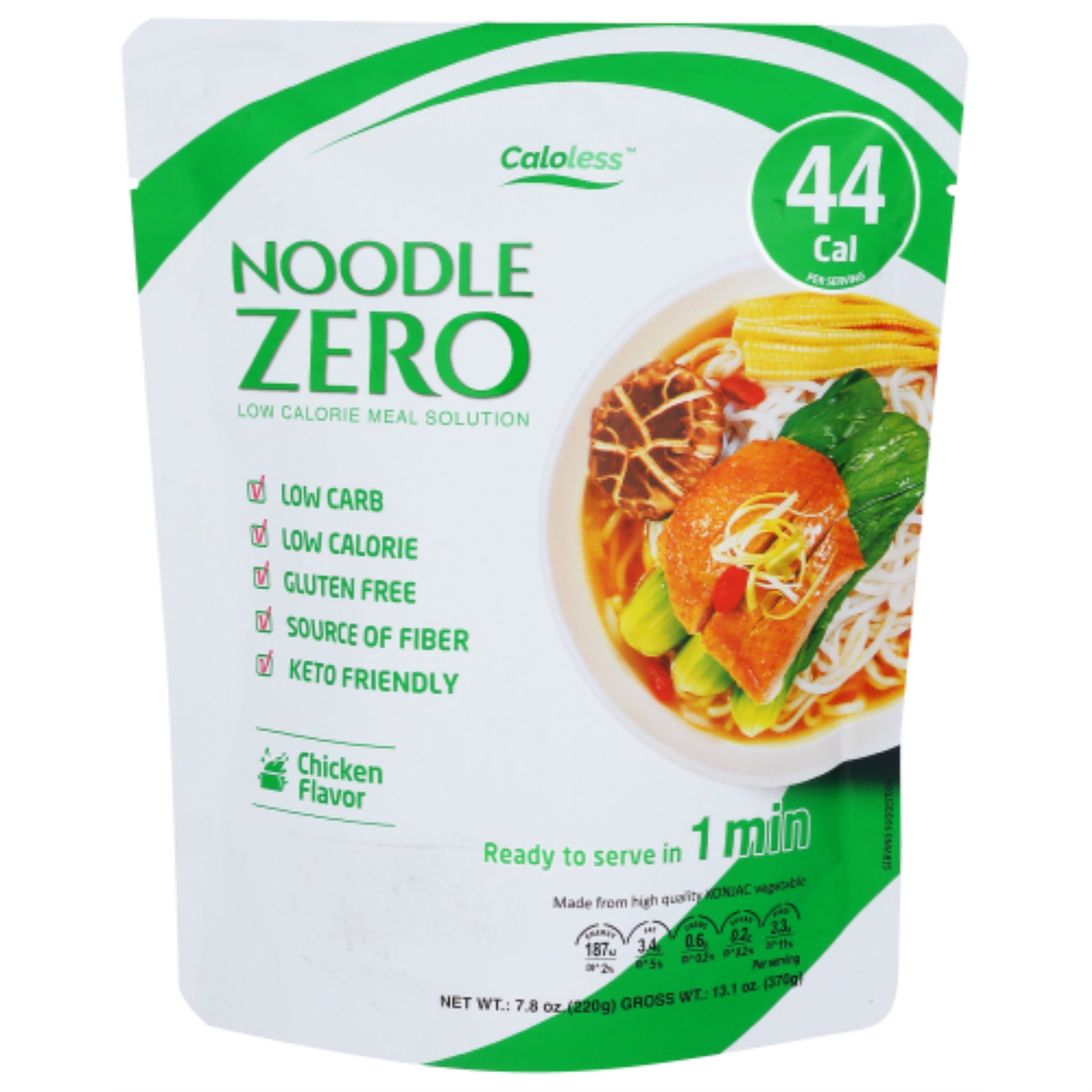 Caloless: Konjac Chicken Noodle Zero, 13.1 Oz - Walmart.com