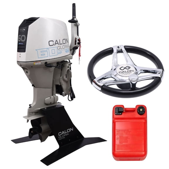 Calon Gloria F60FWTL 60HP 4-Stroke EFI Outboard Motor, Electric Start Single Shaft Marine Boat Engine for Fishing, Pontoon & Work Boats