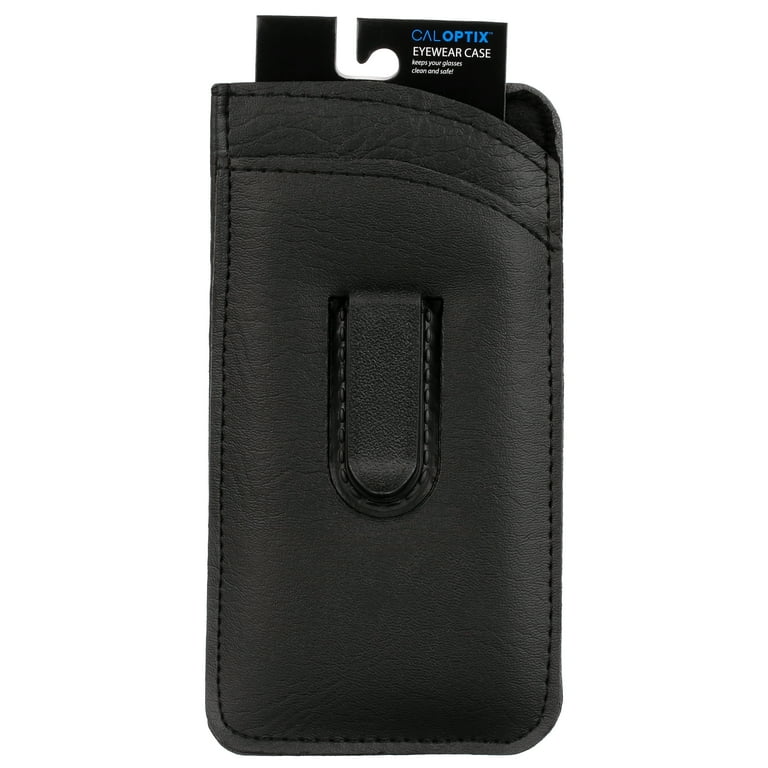 Caloptix Men s 2 Pocket Slip In Eyeglass Case with Clip Walmart