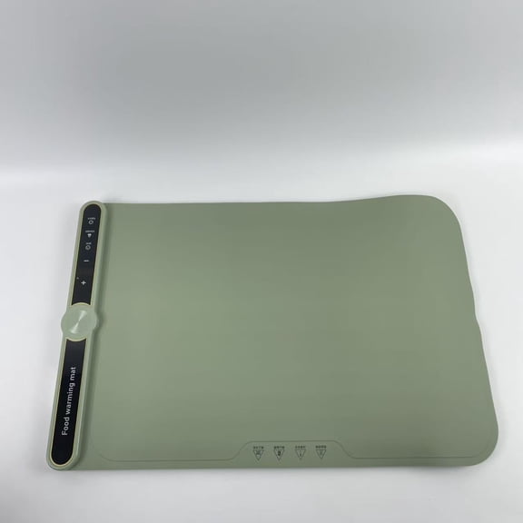 CalorLuxe Plate warmers,with 9 Level Temperature,Electric Warming Tray 1-6 hours adjustable Timer,Food Warmer Mat,Warming Pads for Food(Green)