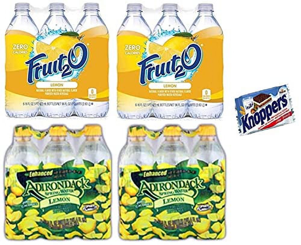 Calorie Flavored Water Lemon (12 Bottles) Adirondack Enhanced Water