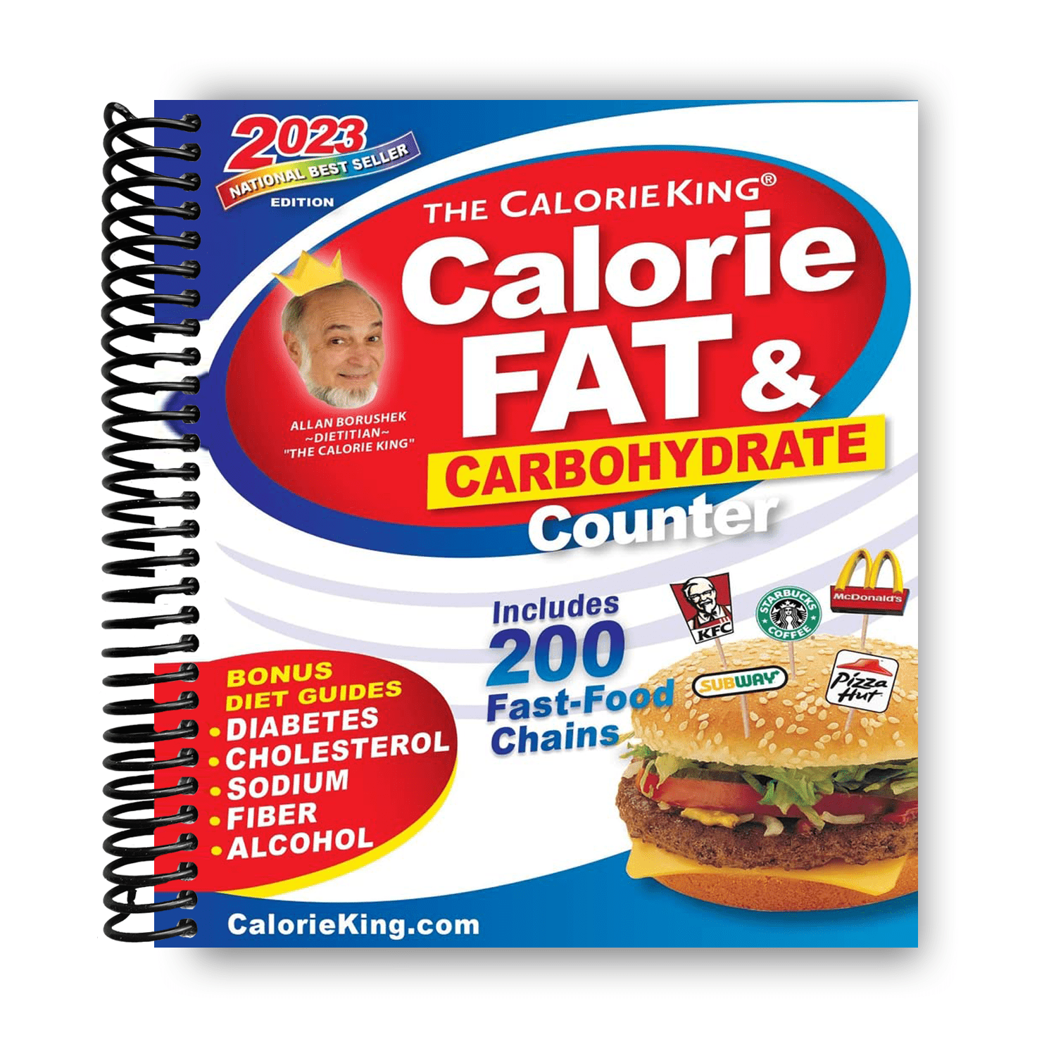 CalorieKing 2023 Larger Print Calorie, Fat & Carbohydrate Counter ...