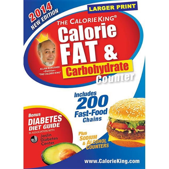 Calorieking Calorie, Fat & Carbohydrate Counter (Larger Print Edition): The CalorieKing Calorie, Fat & Carbohydrate Counter (Paperback)(Large Print)