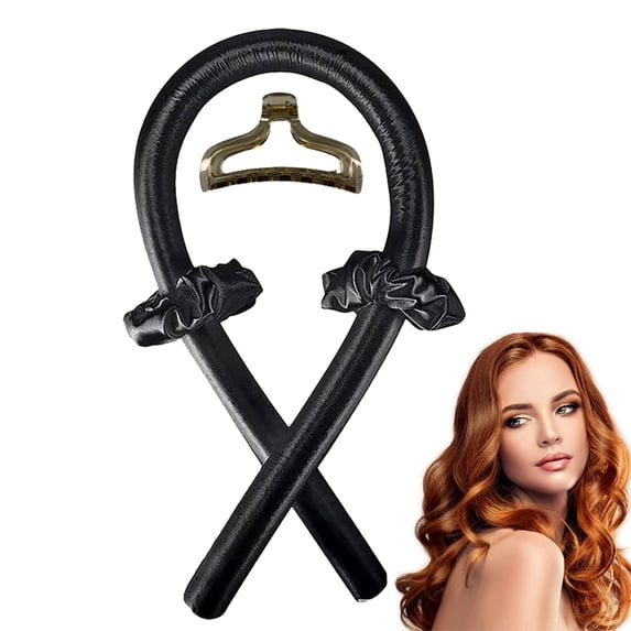 Calorific free curling stick sponge foam sleep curler, long hair curler soft curler, with hairpin, curler