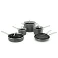 thumbnail image 1 of Calphalon 10-Piece Nonstick Kitchen Cookware Set w/ Stay-Cool Handle, Gray, 1 of 12