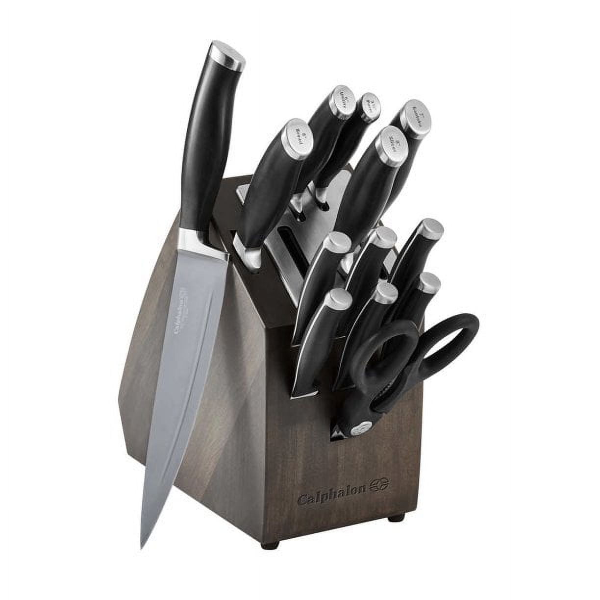 Calphalon Kitchen Knife Set, 15-PC Knife Block Set – Môdern Space Gallery