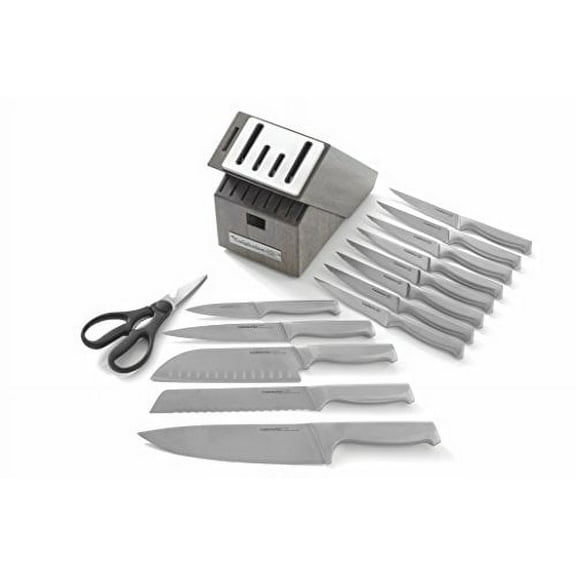 Calphalon 2017943 Stainless Steel 12 Piece Cutlery Block Set, Silver