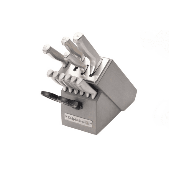Calphalon 2017943 Stainless Steel 12 piece Cutlery Block Set, Silver