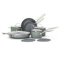 thumbnail image 1 of Calphalon Ceramic Nonstick 12-Piece Cookware Set, Silver Ash, 1 of 6