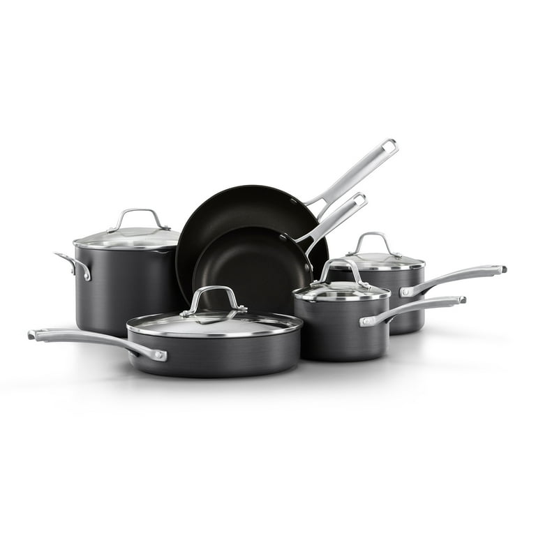 Calphalon Classic AquaShield Nonstick Frying Pan Set, 8-Inch and 10-Inch  Frying Pans 