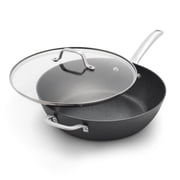 Calphalon Classic Hard-Anodized Nonstick Cookware, 12" Jumbo Fryer Pan with Lid
