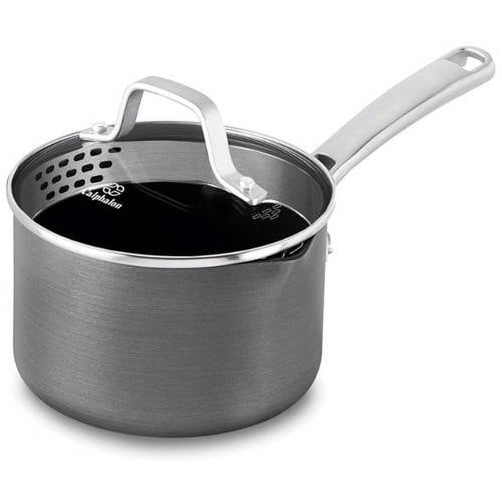 Select by Calphalon with AquaShieldNonstick Technology, 1.5-Quart Saucepan  with Cover