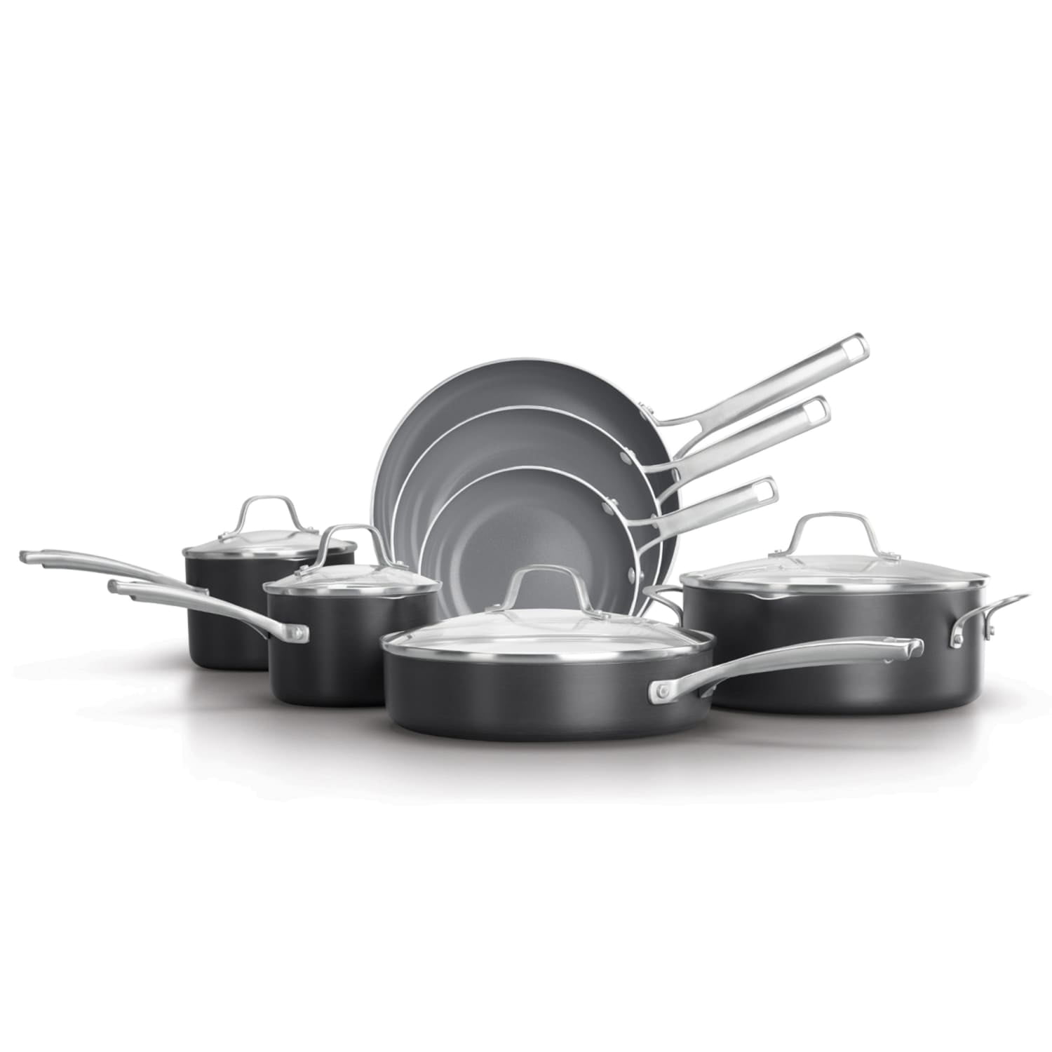 Calphalon Classic Oil-Infused Ceramic 11-Piece Cookware Set
