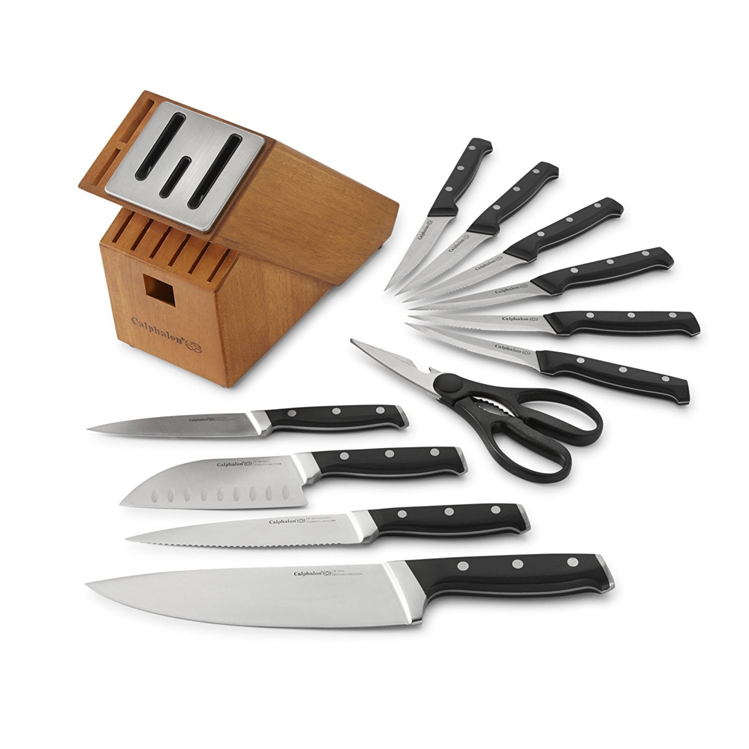 Calphalon Classic Self-Sharpening Cutlery Knife Block Set with
