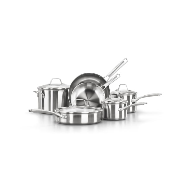 Calphalon Classic Stainless Steel 10-Piece Cookware Set
